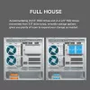 Caixa Midi-Tower COUGAR, CFV235, ARGB, vidro, preto