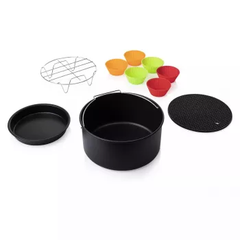 Conjunto de acessórios para fritadeira Princess 182011 Aerofryer – forma de silicone para muffins