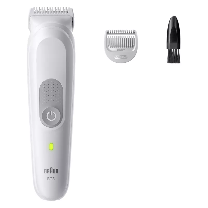 Braun Series 3 aparador de pelos corporais/máquina de barbear, cinzento-claro