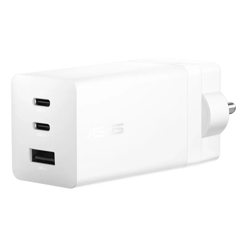 Carregador ASUS 100W USB-C GaN carregador universal branco AC carregamento rápido interior