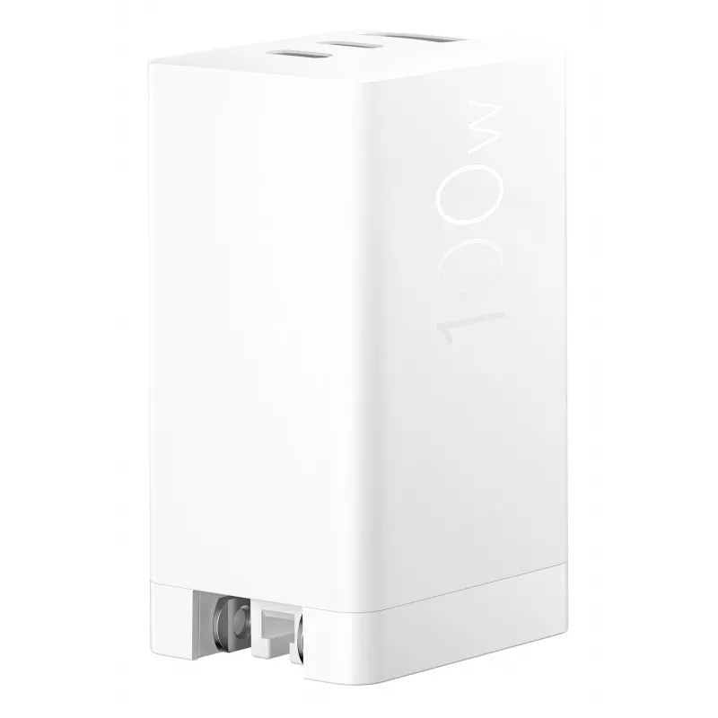 Carregador ASUS 100W USB-C GaN carregador universal branco AC carregamento rápido interior