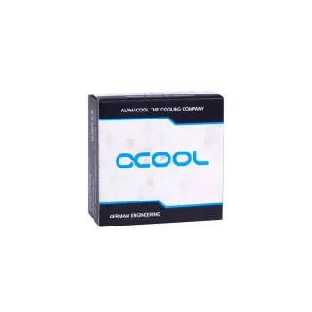 Alphacool ES D-Plug conector de encaixe, G1/4 macho para G1/4 macho, preto