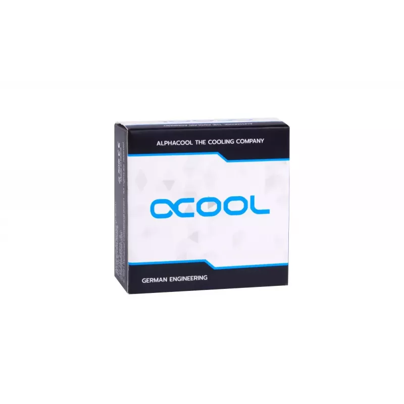 Alphacool ES D-Plug conector de encaixe, G1/4 macho para G1/4 macho, preto