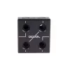 Bloco de água Alphacool 12993 acetal cobre níquel preto 52mm 56mm 22.5mm