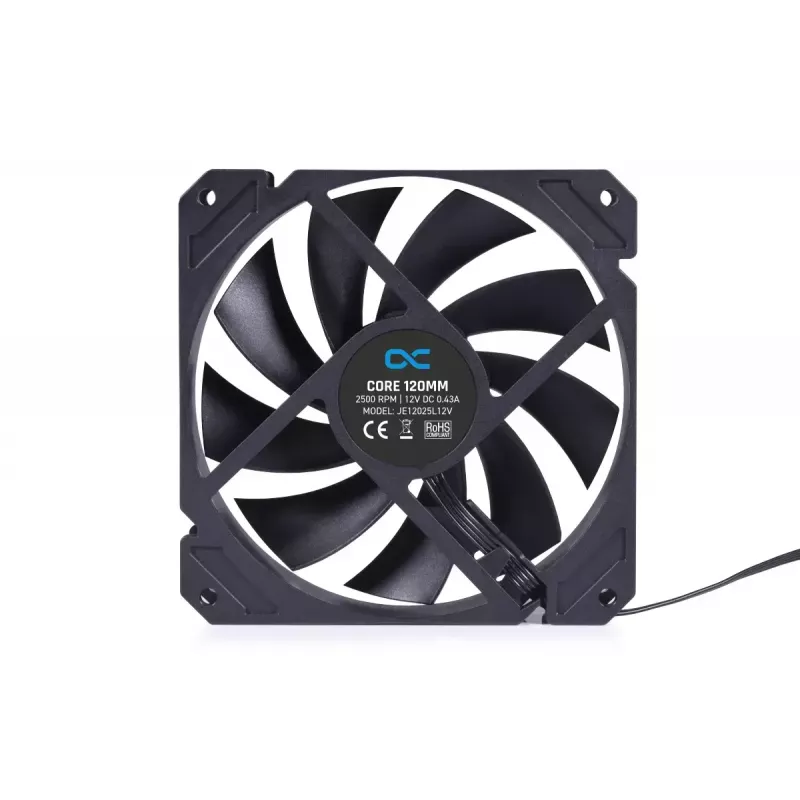 Ventoinha Alphacool 24852 12 cm preto 600-2500 RPM hidráulica