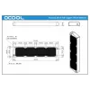 Dissipador Alphacool NexXxoS XT45 Full Copper X-Flow