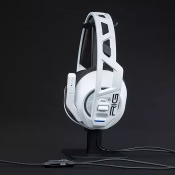 Headset nacon RIG 300 PRO HS – headset gaming com arco de cabeça com fios, circum-aural, 20–20000 Hz, cabo de 1,2 m, branco