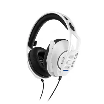 Headset nacon RIG 300 PRO HS – headset gaming com arco de cabeça com fios, circum-aural, 20–20000 Hz, cabo de 1,2 m, branco