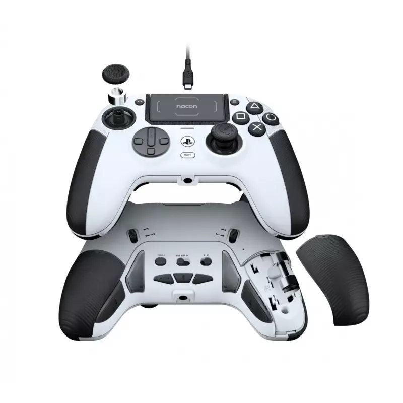 Comando bigben interactive NACON Revolution 5 Pro — controlador Bluetooth sem fios para PC, PS4, PS5, cabo de 3 m, preto/branco