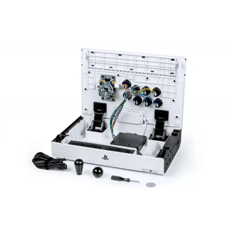 Arcade Stick NACON DAIJA preto branco USB PC PS4 PS5 com fios 3 m