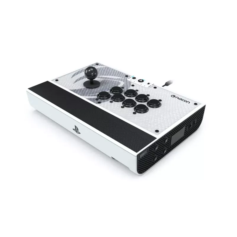 Arcade Stick NACON DAIJA preto branco USB PC PS4 PS5 com fios 3 m