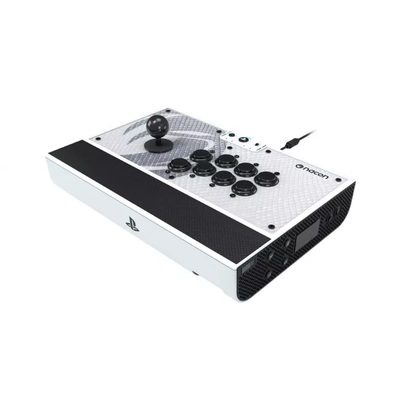 Arcade Stick NACON DAIJA preto branco USB PC PS4 PS5 com fios 3 m