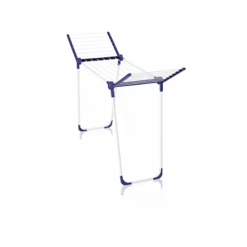Estendal de pé Leifheit Pegasus 120 Solid Compact, dobrável metal/plástico, 12 m de área de secagem, 920×440×1490 mm