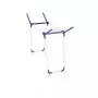Estendal de pé Leifheit Pegasus 120 Solid Compact, dobrável metal/plástico, 12 m de área de secagem, 920×440×1490 mm