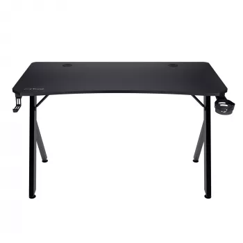 Secretária Trust GXT 700 Omnius preta estrutura metálica retangular 1200x600x740mm
