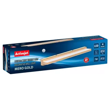 Activejet AJE-MERO GOLD candeeiro de parede LED