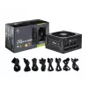 Fonte de alimentação MSI MAG A750GLS PCIE5 750W 24 pinos ATX totalmente modular 80 PLUS Gold preto