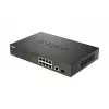 Switch de rede D-Link DGS-1010MP/E Unmanaged L2 Gigabit Ethernet (10/100/1000) Power over Ethernet (PoE) 1U preto