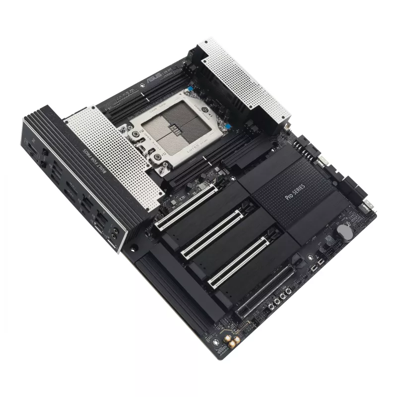 Placa-mãe ASUS PRO WS TRX50-SAGE WIFI A — AMD TRX50, socket sTR5, CEB, DDR5, Wi-Fi 7