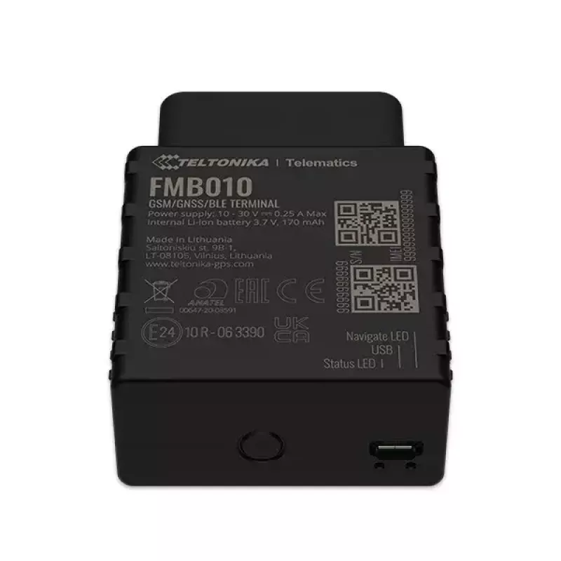 Rastreador para automóvel Teltonika FMB010 Preto