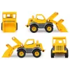 Lena EcoActives Earth Mover, Trator, 2 ano(s), Plástico, Madeira, Preto, Cinzento, Amarelo
