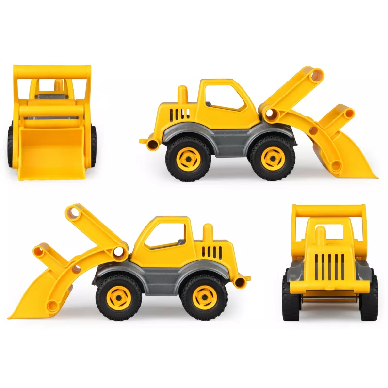 Lena EcoActives Earth Mover, Trator, 2 ano(s), Plástico, Madeira, Preto, Cinzento, Amarelo