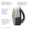 Mochila HP 39,62 cm (15,6 polegadas) Active Backpack Cinzento/Amarelo néon