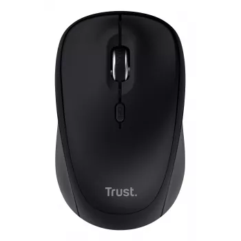 Rato Trust Yvi+ Universal Ambidestro RF Wireless + Bluetooth Ótico 1600 DPI