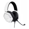 Headset Trust GXT492W Carus Com fios Arco de cabeça Gaming Branco