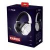 Headset Trust GXT492W Carus Com fios Arco de cabeça Gaming Branco