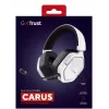 Headset Trust GXT492W Carus Com fios Arco de cabeça Gaming Branco