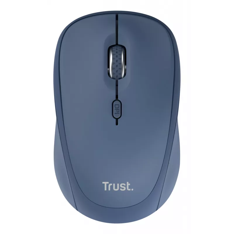 Rato Trust Yvi+ Universal Ambidestro RF Wireless + Bluetooth Ótico 1600 DPI