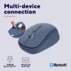 Rato Trust Yvi+ Universal Ambidestro RF Wireless + Bluetooth Ótico 1600 DPI