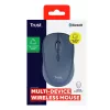 Rato Trust Yvi+ Universal Ambidestro RF Wireless + Bluetooth Ótico 1600 DPI