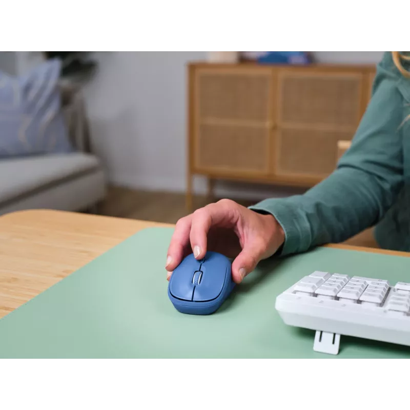 Rato Trust Yvi+ Universal Ambidestro RF Wireless + Bluetooth Ótico 1600 DPI