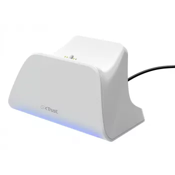 Estação de carregamento TRUST GXT255W para PS5 Carregamento duplo, branco