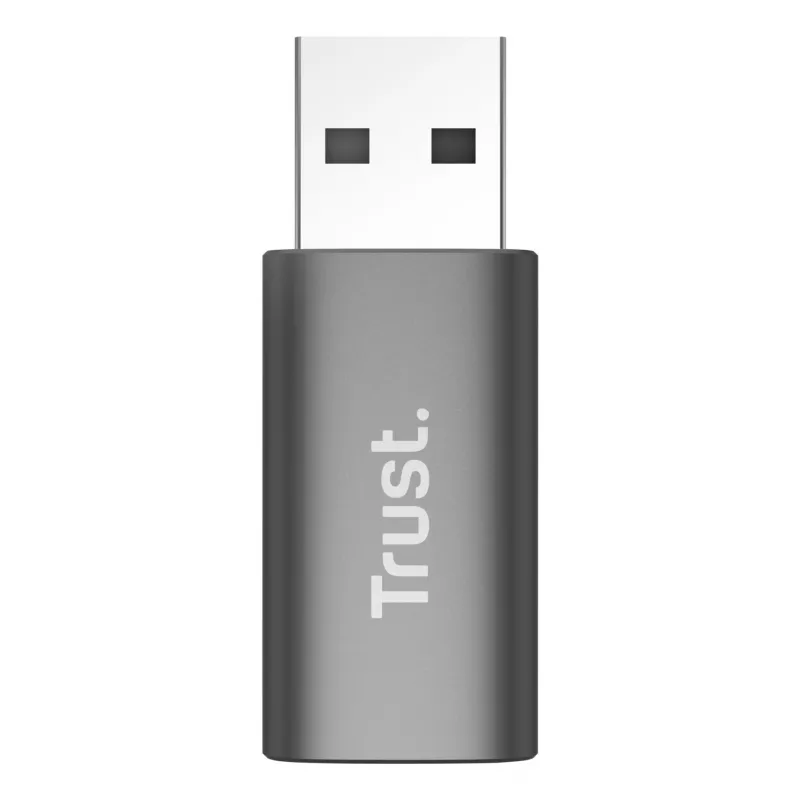 Trust Calyx USB Type-C USB Type-A Cinzento Conexão 1 USB Type-C Conexão 2 USB Type-A