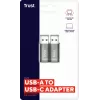 Trust Calyx USB Type-C USB Type-A Cinzento Conexão 1 USB Type-C Conexão 2 USB Type-A