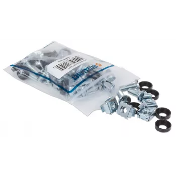Conjunto de montagem Intellinet 712194 M6 porca gaiola, pack de 20