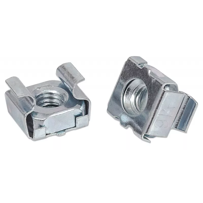 Conjunto de montagem Intellinet 712194 M6 porca gaiola, pack de 20