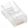 Ficha modular RJ45 Intellinet, Cat5e, UTP, 2 polos, para cabo flexível, contactos banhados a ouro 15 µ, pack de 100