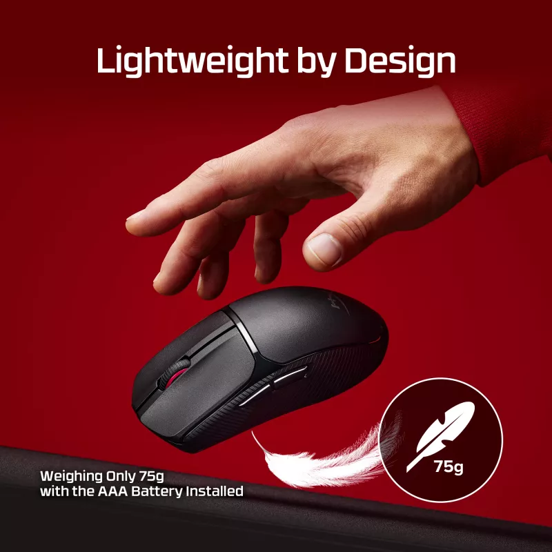 Rato HyperX Pulsefire Fuse Wireless RF sem fios + Bluetooth