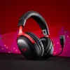 HyperX Cloud III S Wireless - headset gaming (preto-vermelho), vermelho, China, circumaural, fechado, 115 mm, 210 mm