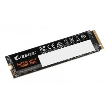 SSD Interno M.2 NVMe GIGABYTE AORUS Gen4 7000E 1 TB — 7100 MB/s leitura, 6100 MB/s escrita, M.2 2280