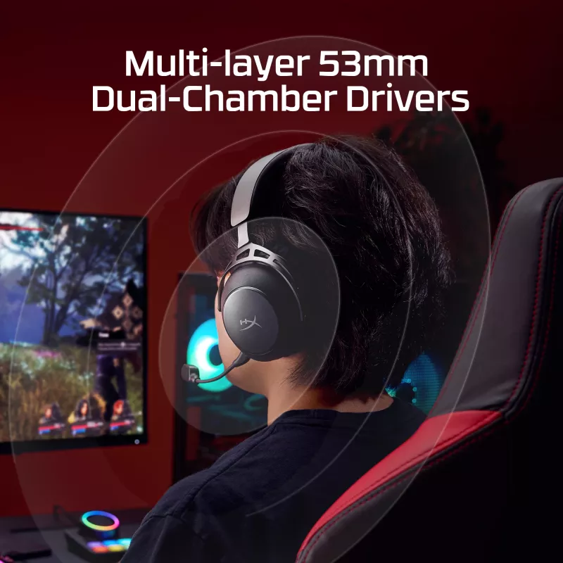 HyperX Cloud Alpha 2 – Headset de Gaming sem fios