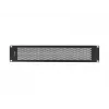 Painel cego Lanberg AK-1412-B aço preto 19 polegadas 482,5 mm