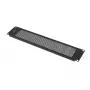 Painel cego Lanberg AK-1412-B aço preto 19 polegadas 482,5 mm