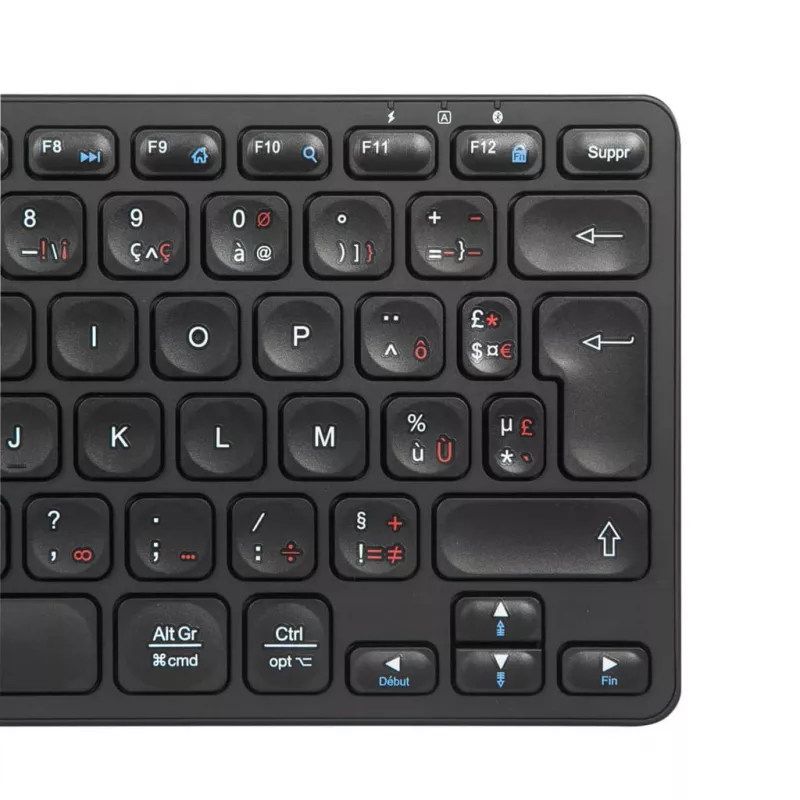 Teclado Bluetooth sem fios Targus AKB862FR — AZERTY francês, preto