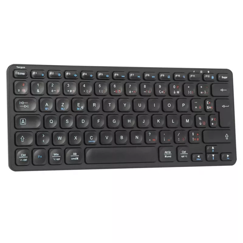 Teclado Bluetooth sem fios Targus AKB862FR — AZERTY francês, preto