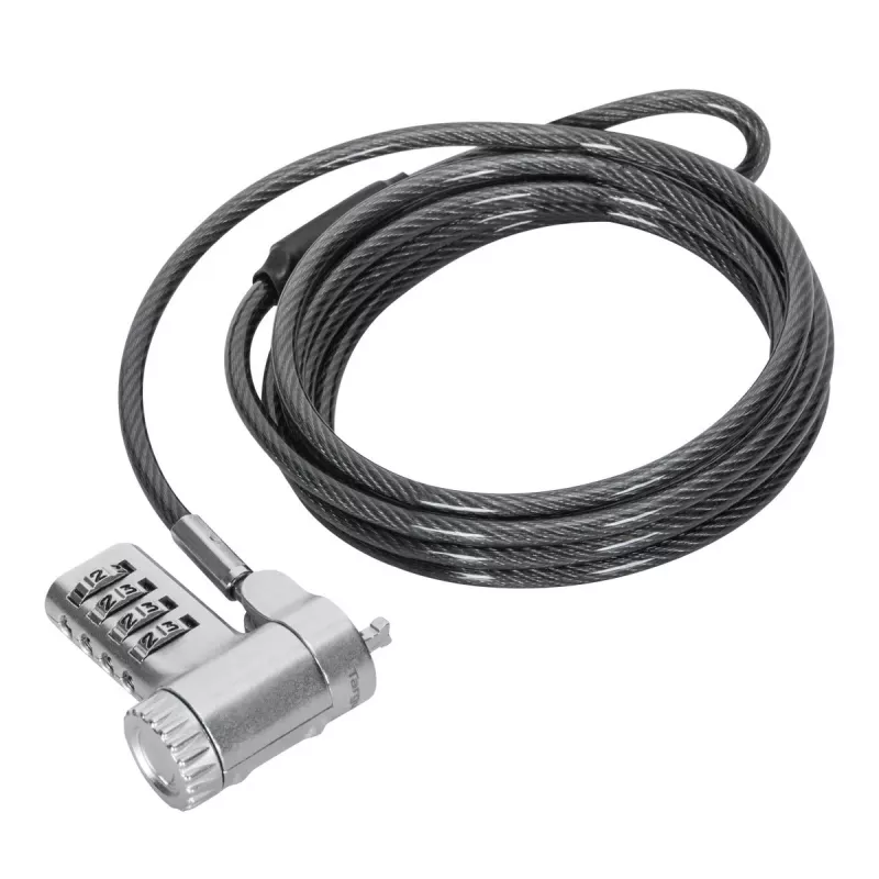 Cabo de segurança Targus ASP96GLX-S prateado 2m fechadura de combinação